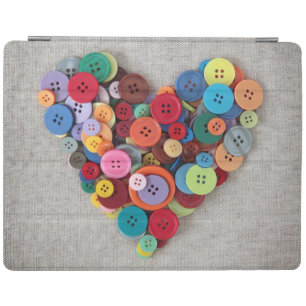 Colorful Buttons Heart iPad Smart Cover