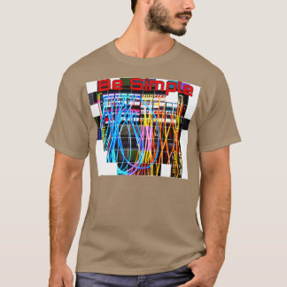 Colorful Cable Art Print T-Shirt