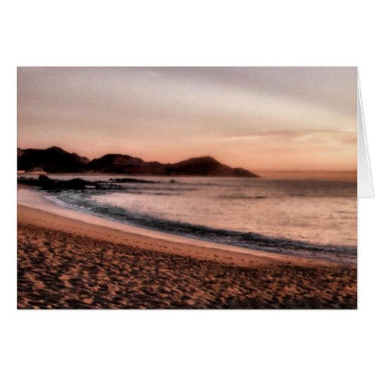 Colorful Cabo sunset Cards (Front Horizontal)