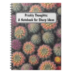 Colorful Cactus Notebook