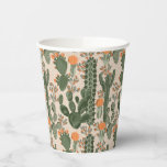 Colorful Cactus Pattern Paper Cups