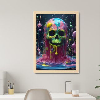 Colorful Cadaver Framed Art