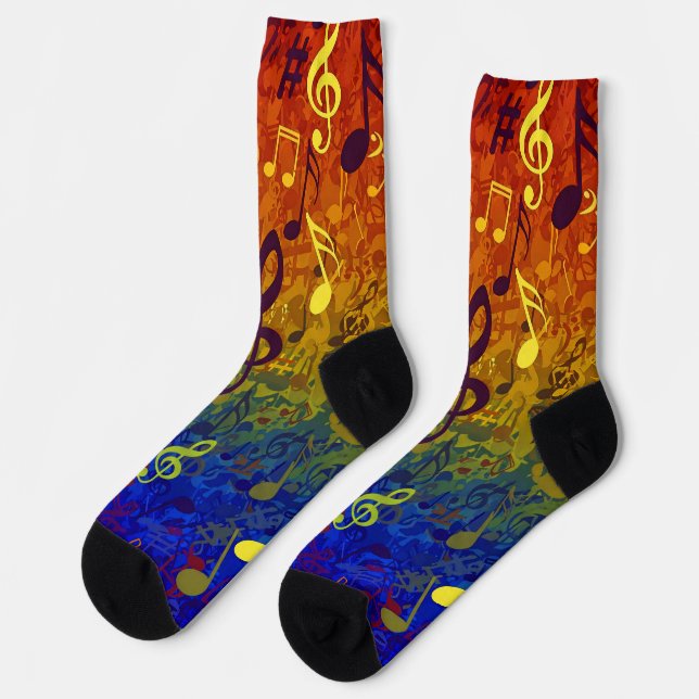 Colorful Cadence Socks (Left)