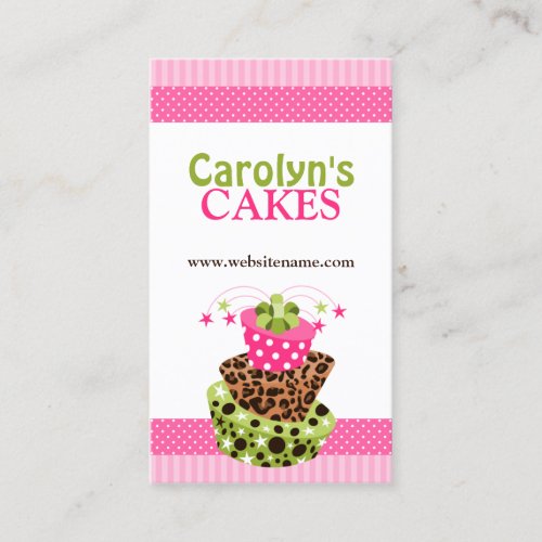 Cake Bakery Business Cards