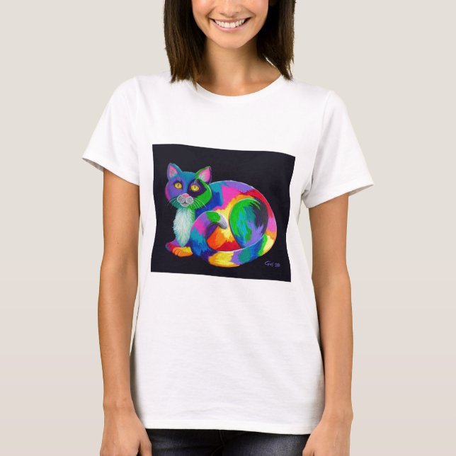 Colorful Calico T-Shirt (Front)