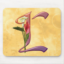 Colorful Calla Initial L
