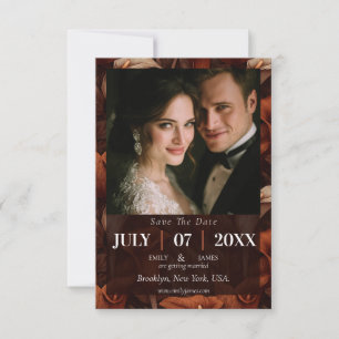 Colorful Calla Lilies Aesthetic Traditional Weddin Save The Date