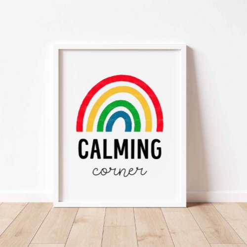 Colorful Calming Corner Poster