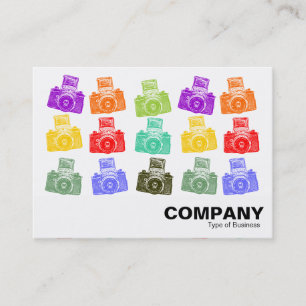 Colorful Cameras Business Card