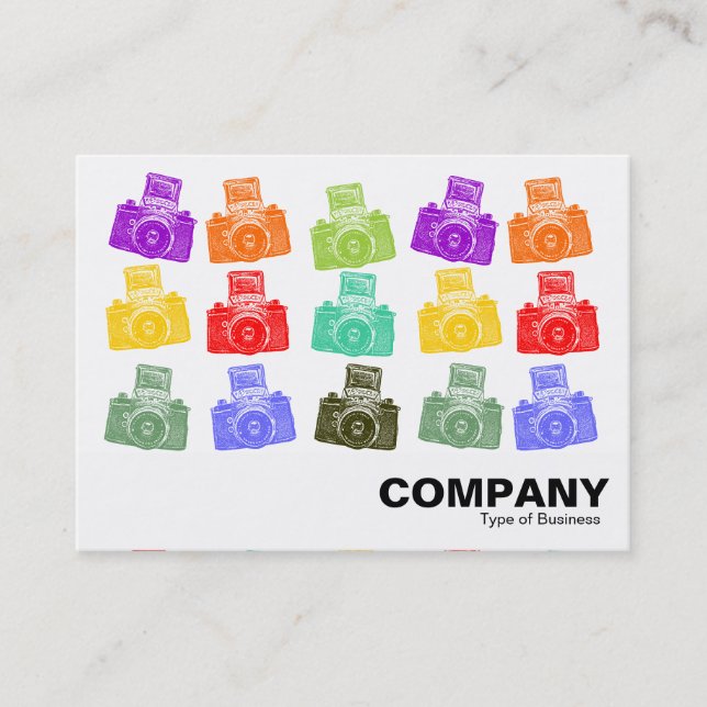 Colorful Cameras Business Card (Front)