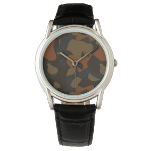 colorful camo abstract watch