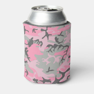 Colorful Camouflage Design Can Cooler