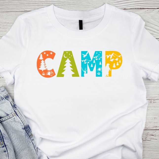 Colorful CAMP T-Shirt (Creator Uploaded)