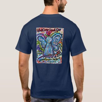 Colorful Cancer Angel - Custom Team Walk Shirt