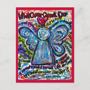 Colorful Cancer Angel Invitation