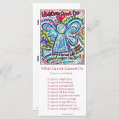 Colorful Cancer Angel Rack Card (Front/Back)