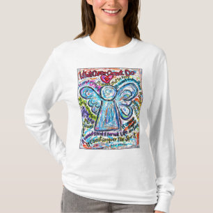 Colorful Cancer Angel T-shirt (Back is Blank)