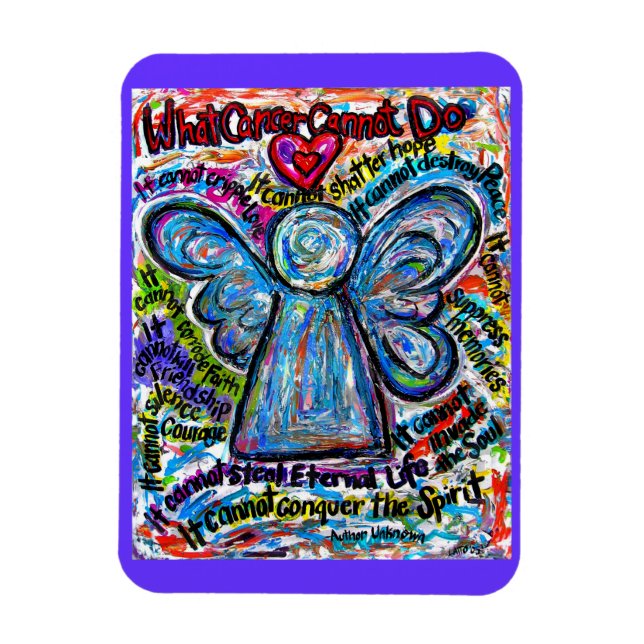 Colorful Cancer Cannot Do Angel Magnets (Vertical)