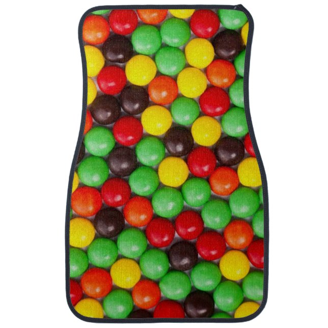 Colorful candies car mat (Front)