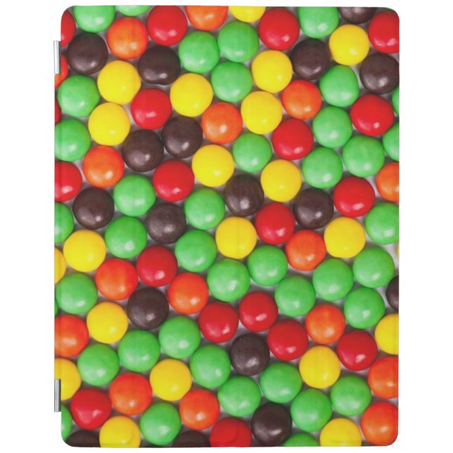 Colorful candies iPad smart cover (Front)