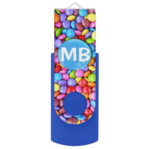 Colorful Candies Personalize Photo USB Flash Drive