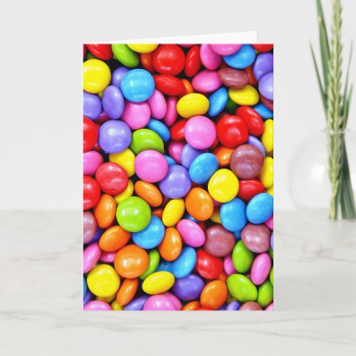 Colorful Candies photograph Card