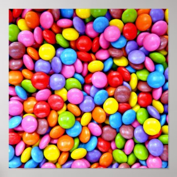 Colorful Candies Photograph Poster by ironydesignphotos at Zazzle