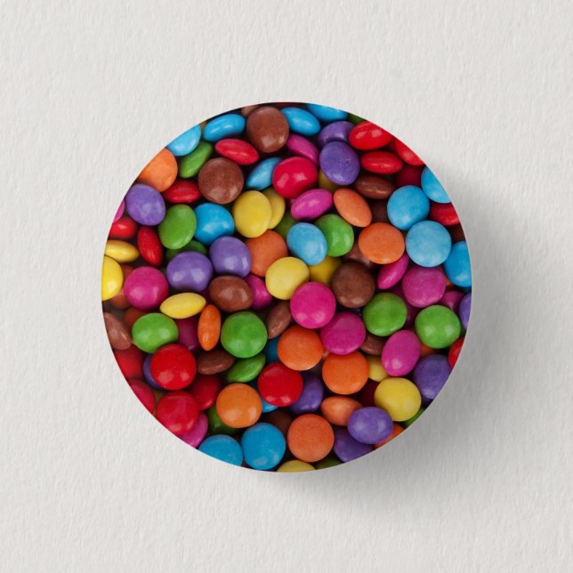 Colorful Candies Pinback Button (Front)