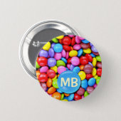 Colorful Candies Pinback Button (Front & Back)