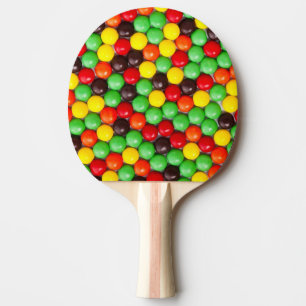 Colorful candies Ping-Pong paddle