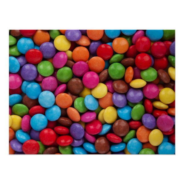 Colorful candies poster (Front)
