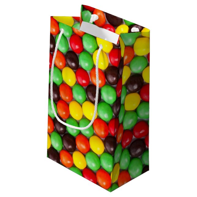 Colorful candies small gift bag (Back Angled)
