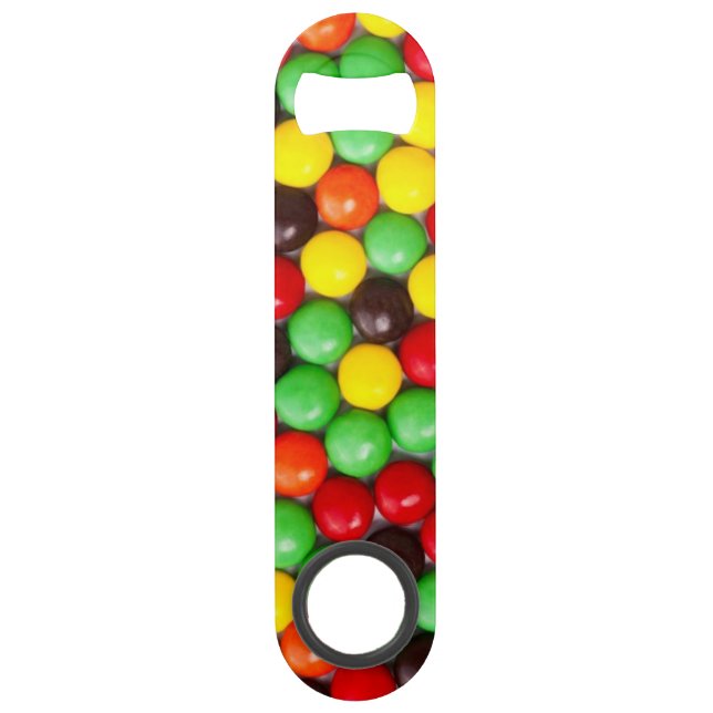 Colorful candies speed bottle opener (Front)