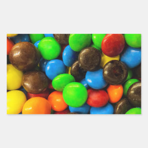 Colorful candies sticker