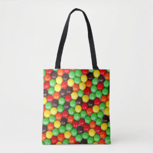 Colorful candies tote bag