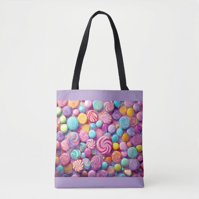 Colorful Candies  Tote Bag (Front)