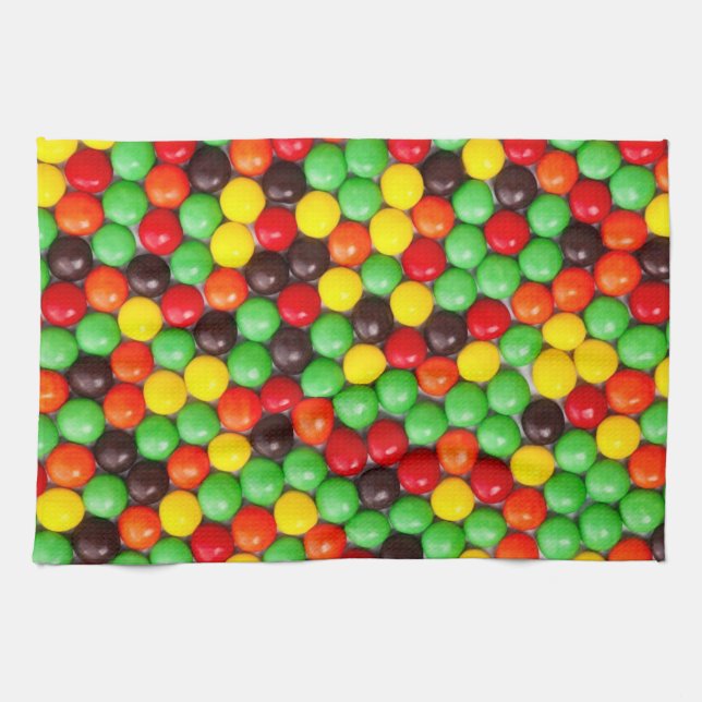 Colorful candies towel (Horizontal)