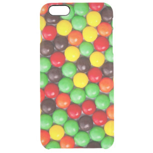 Colorful candies clear iPhone 6 plus case