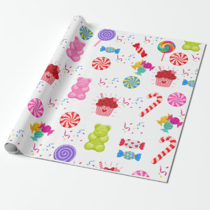 Colorful Candies Wrapping Paper