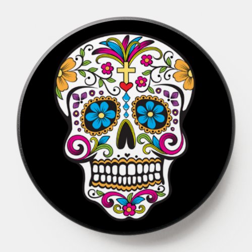 Colorful Candy and Sugar Skull PopSocket