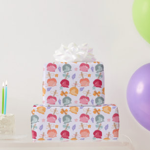 Colorful Candy Apples Wrapping Paper