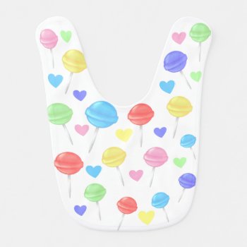 Colorful Candy Baby Bib by colourfuldesigns at Zazzle