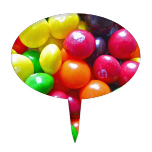Colorful Candy Cake Topper
