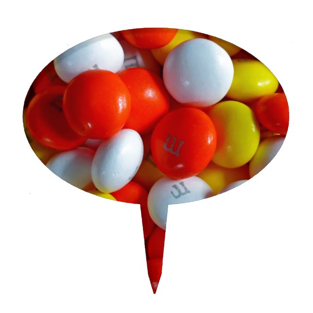 Colorful Candy Cake Topper (Front)