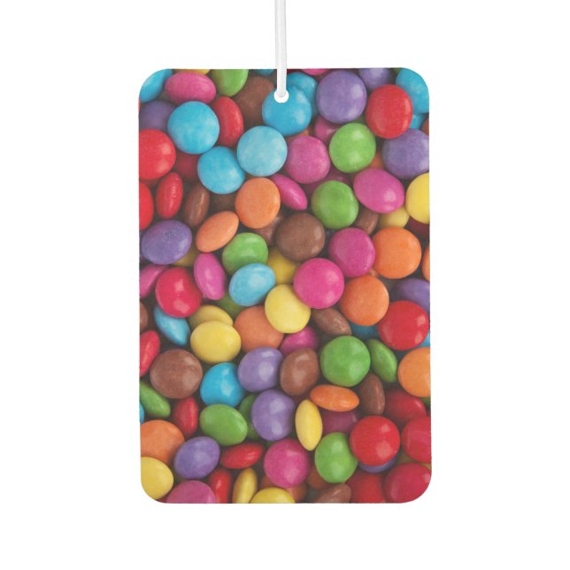Colorful Candy, Candy Buttons, Sweets, Food Air Freshener (Front)