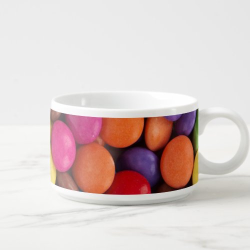 Colorful Candy Candy Buttons Sweets Food Bowl