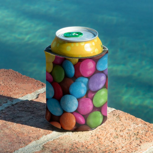 Colorful Candy, Candy Buttons, Sweets, Food Can Cooler (In Situ Pool)