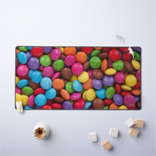 Colorful Candy, Candy Buttons, Sweets, Food Desk Mat