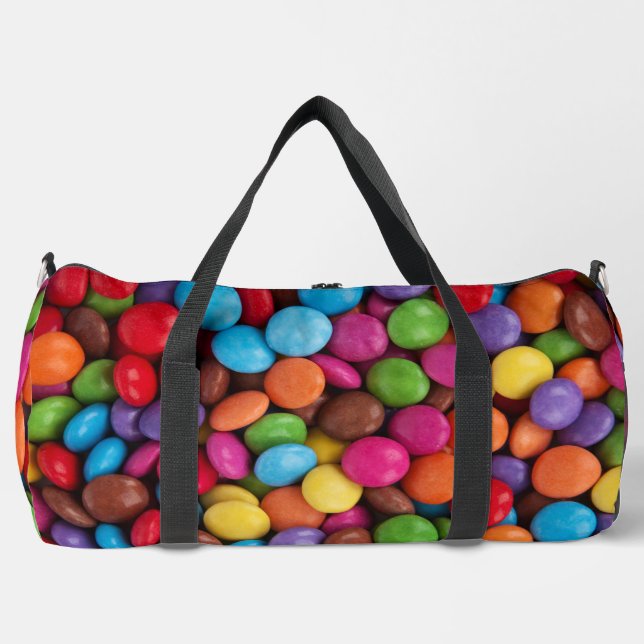 Colorful Candy, Candy Buttons, Sweets, Food Duffle Bag (Front)