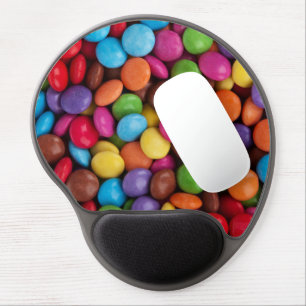 Colorful Candy, Candy Buttons, Sweets, Food Gel Mouse Pad